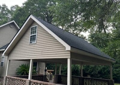 Shot of a roof for a car awning